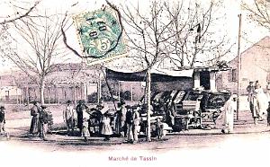 TASSIN - LE MARCHE EN 1907
